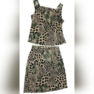 John Roberts Women's 10 Two Piece Skirt and Top